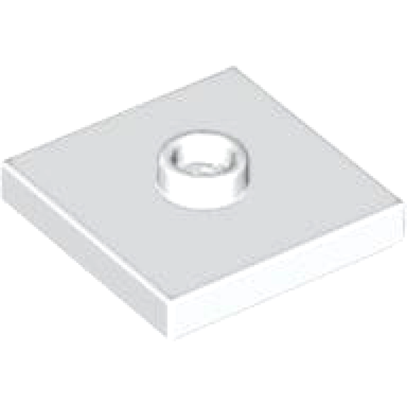 Plaat, Aangepast 2x2 met 1 nop in het midden White